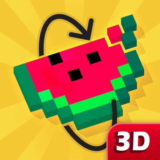ピクセル球3D -アートパズル